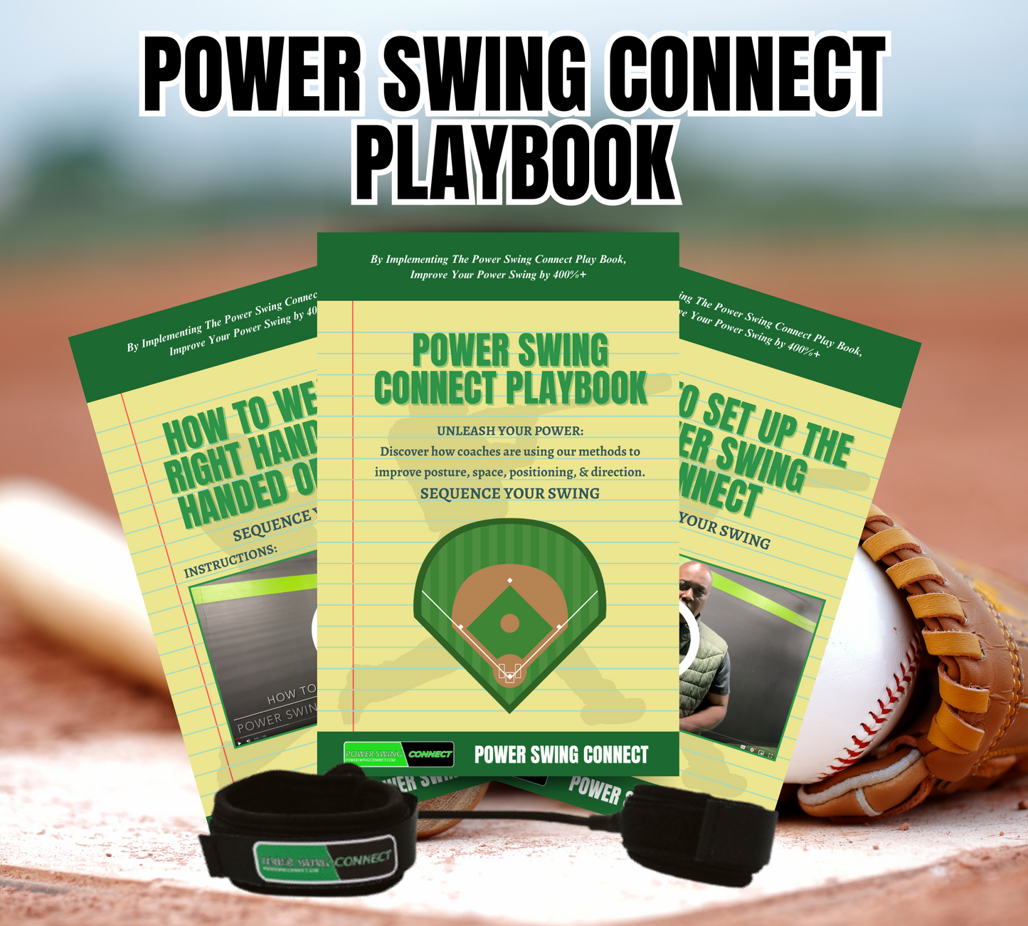 POWER SWING CONNECT + Playbook (2 Pack) (2 Slim)